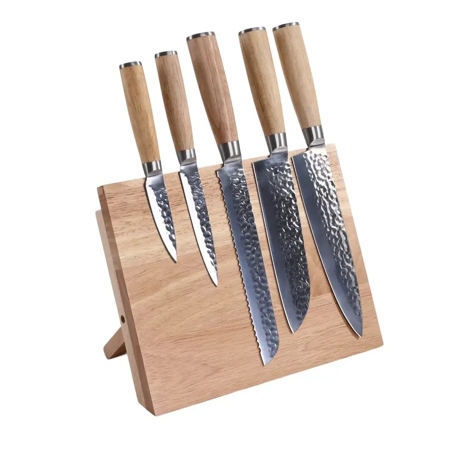 Chef Knife Set with Magnetic Stand