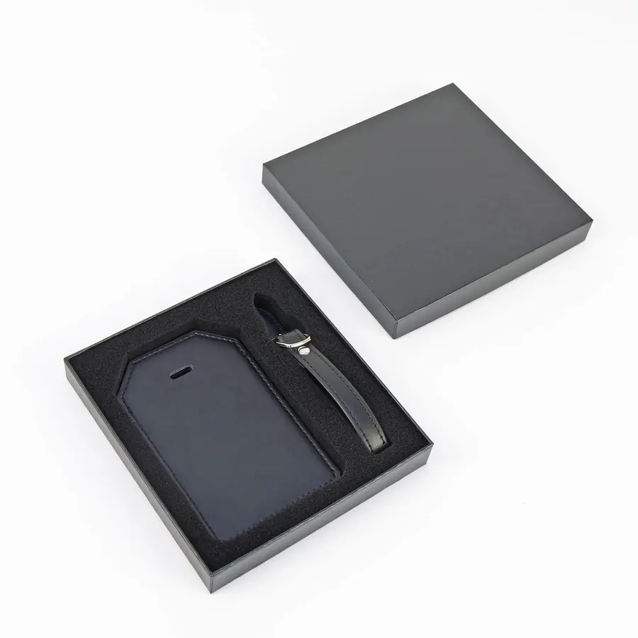 Engraved Leatherette Luggage Tag